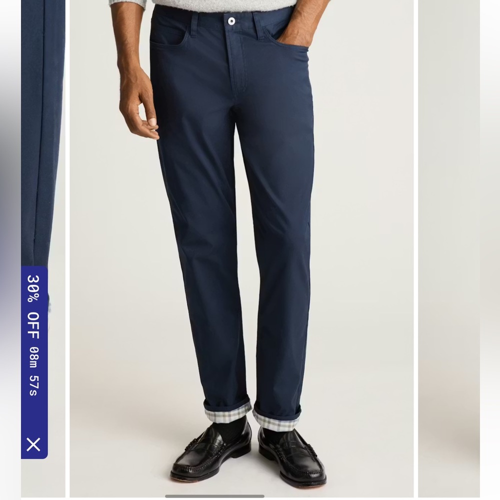 Men’s dark grey Bonobos tailored pants